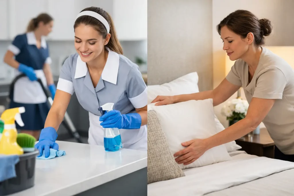 Maid Service vs Housekeeper: Key Differences