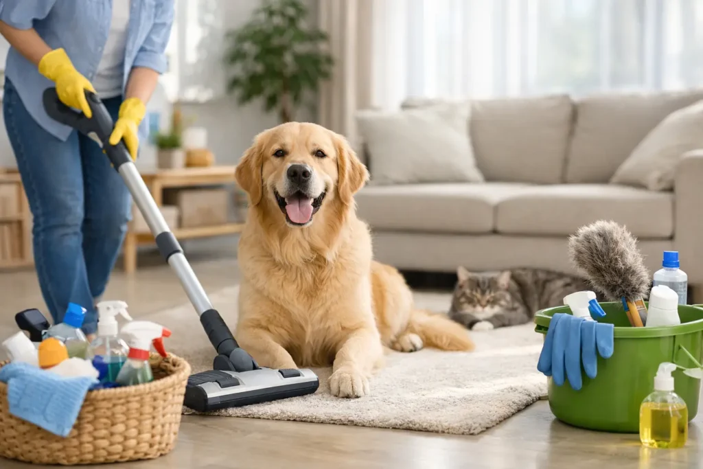 Best Cleaning Routine for Pet Owners at Home