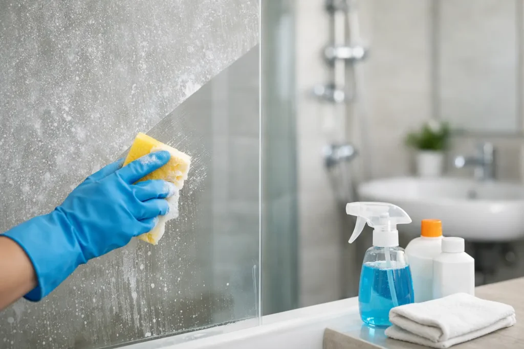 How to Clean Hard Water Bathroom Stains Fast