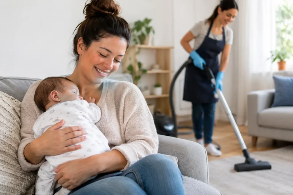 Cleaning Help for New Parents Who Need a Break