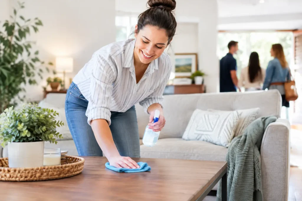 How to Clean Before Guests Without the Stress